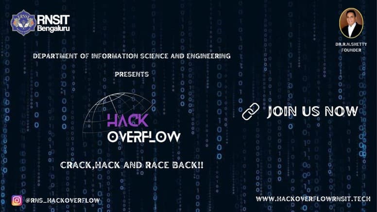 RNS Hack_Overflow 2.0 banner