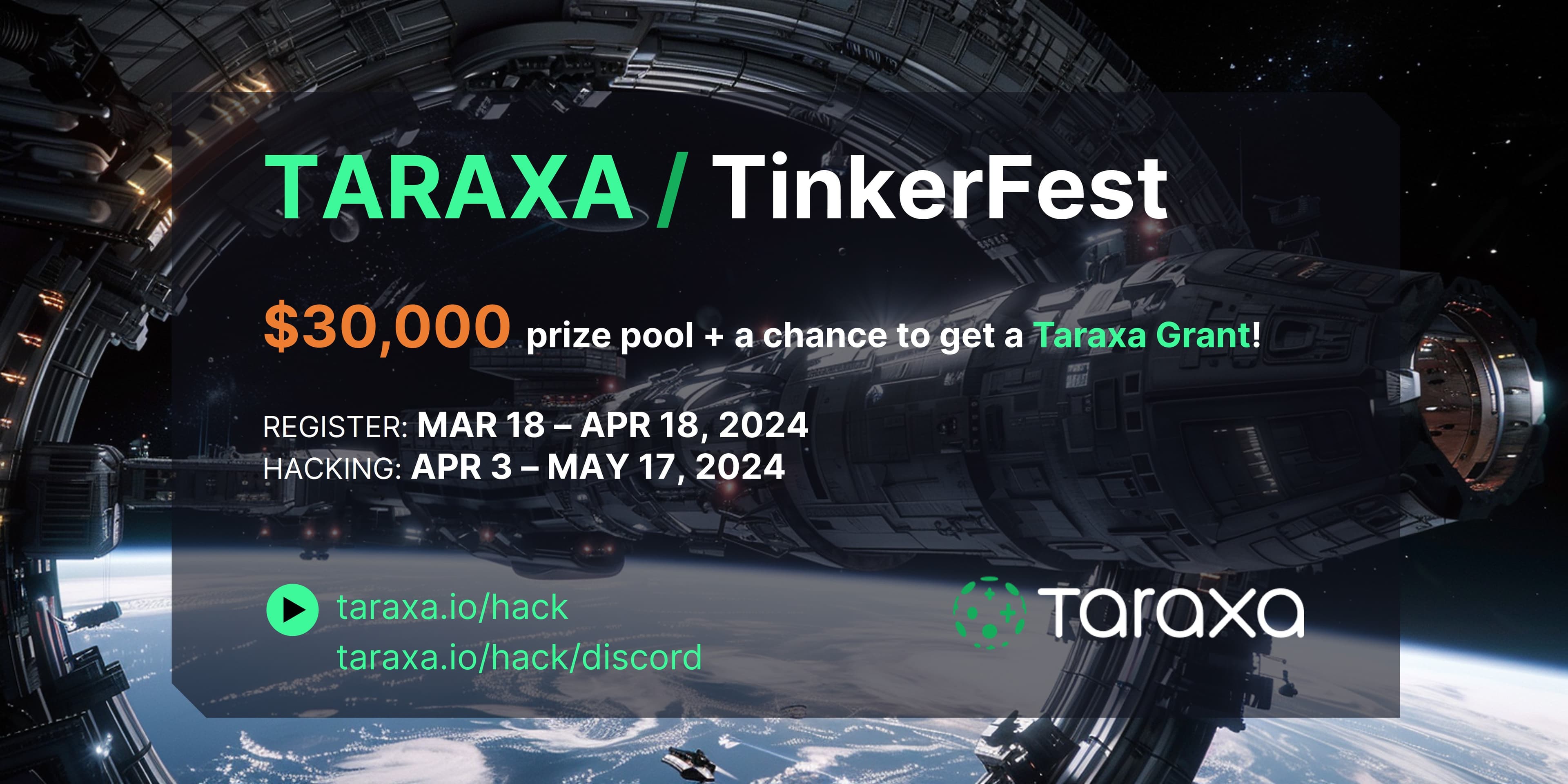 Taraxa TinkerFest banner