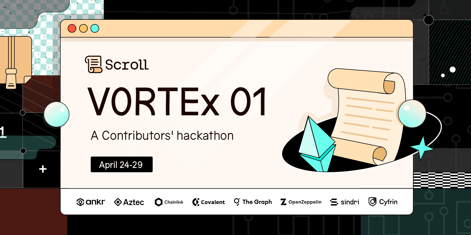 V0RTEx 01 | A Scroll Hackathon banner