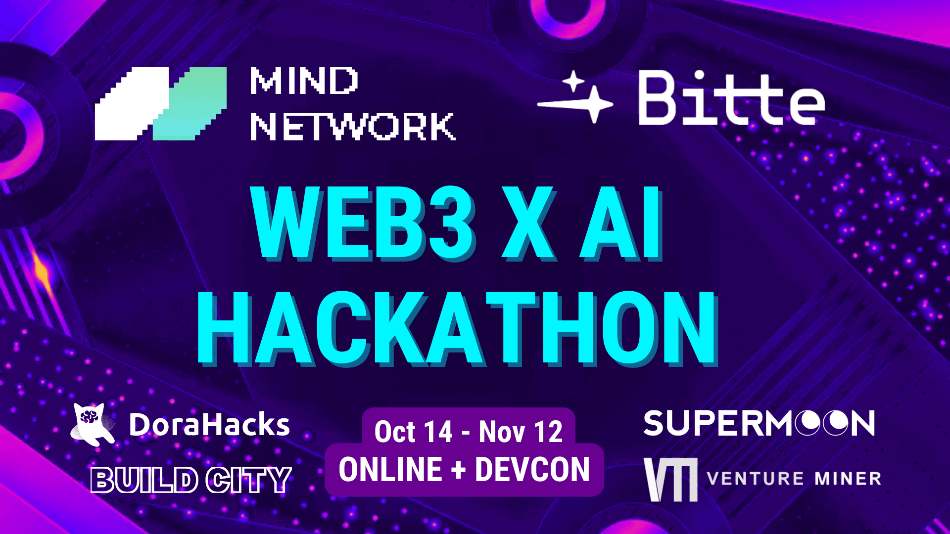 Hack the Future: Web3 x AI - DEVCON EDITION banner