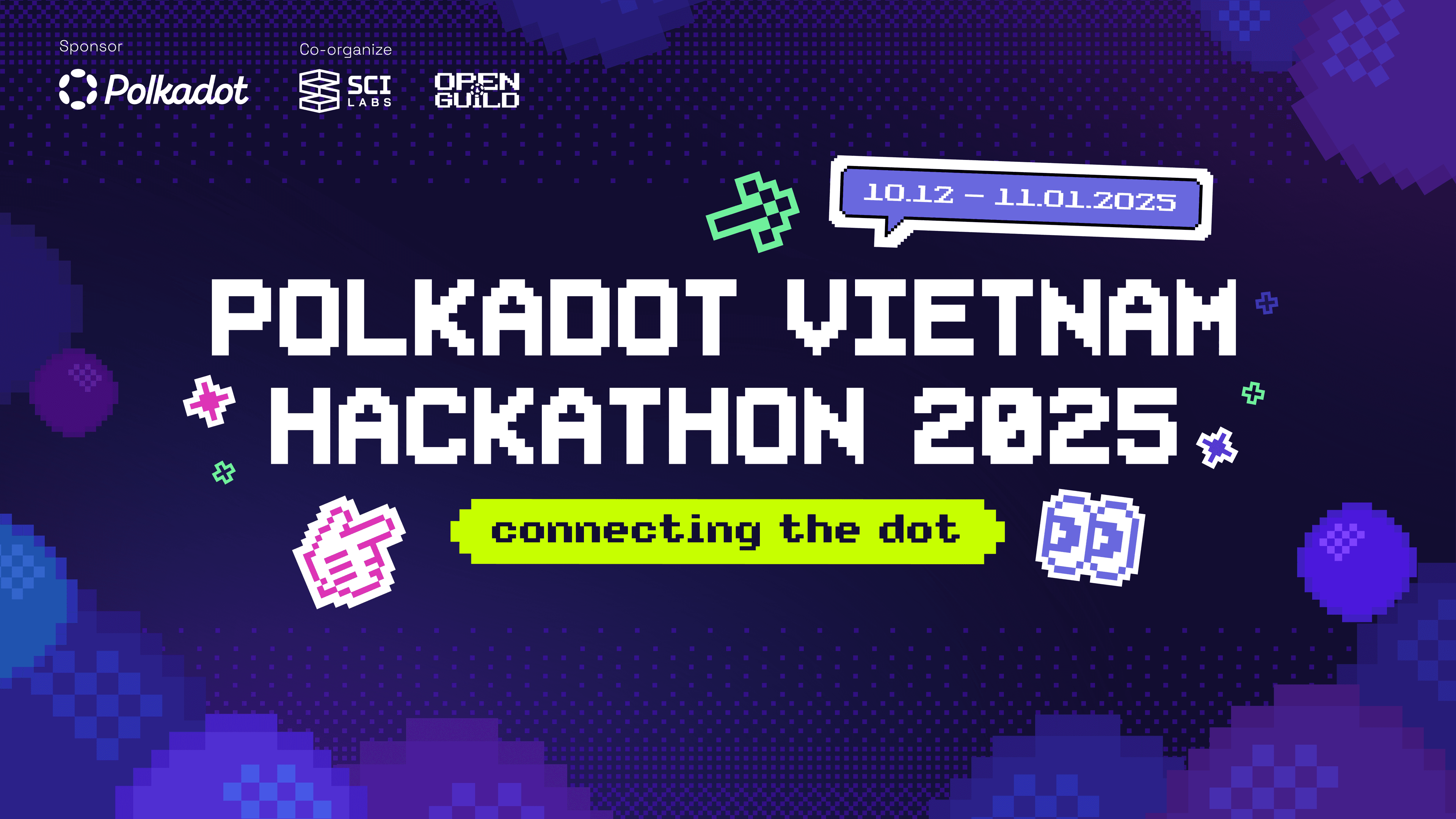 Polkadot Vietnam Hackathon 2025 banner