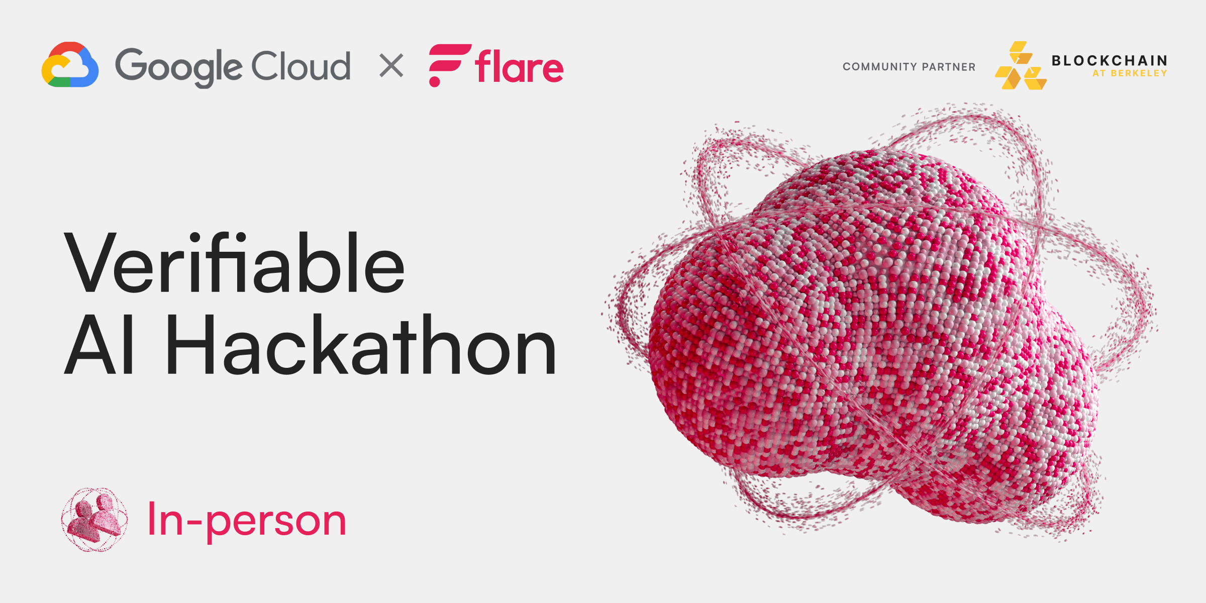 (IRL) Flare x Google Verifiable AI Hackathon banner