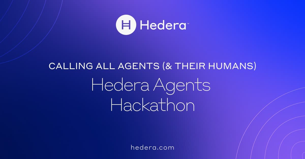 Hedera AI Agents Hackathon banner