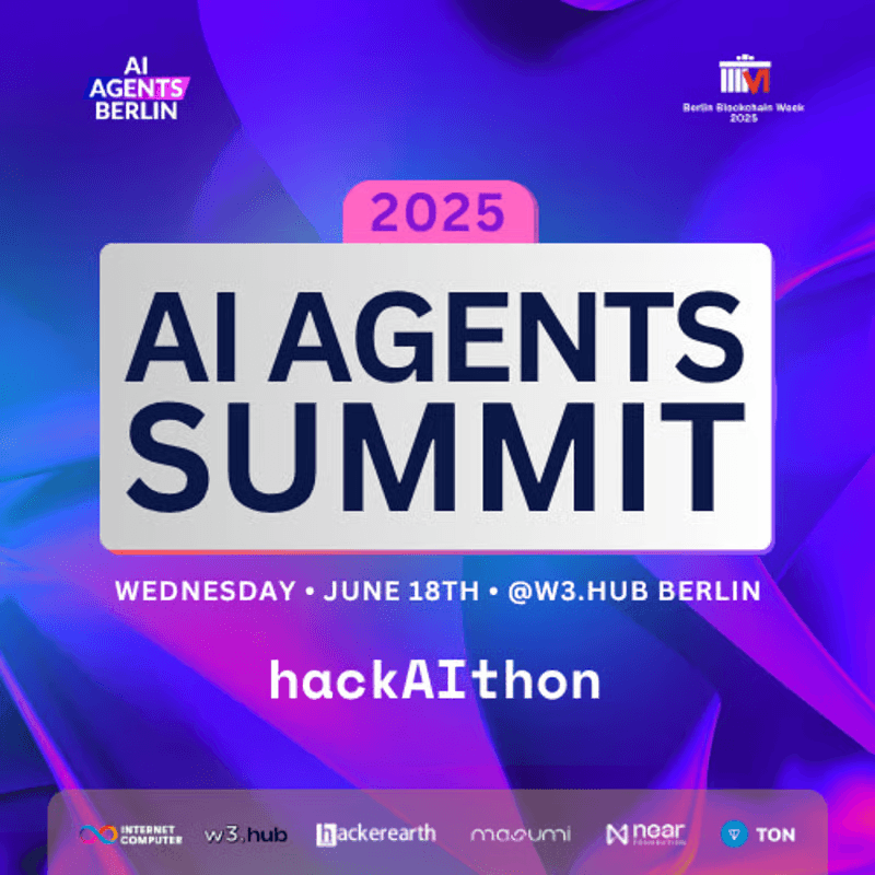AI Agents Summit - hackAIthon banner