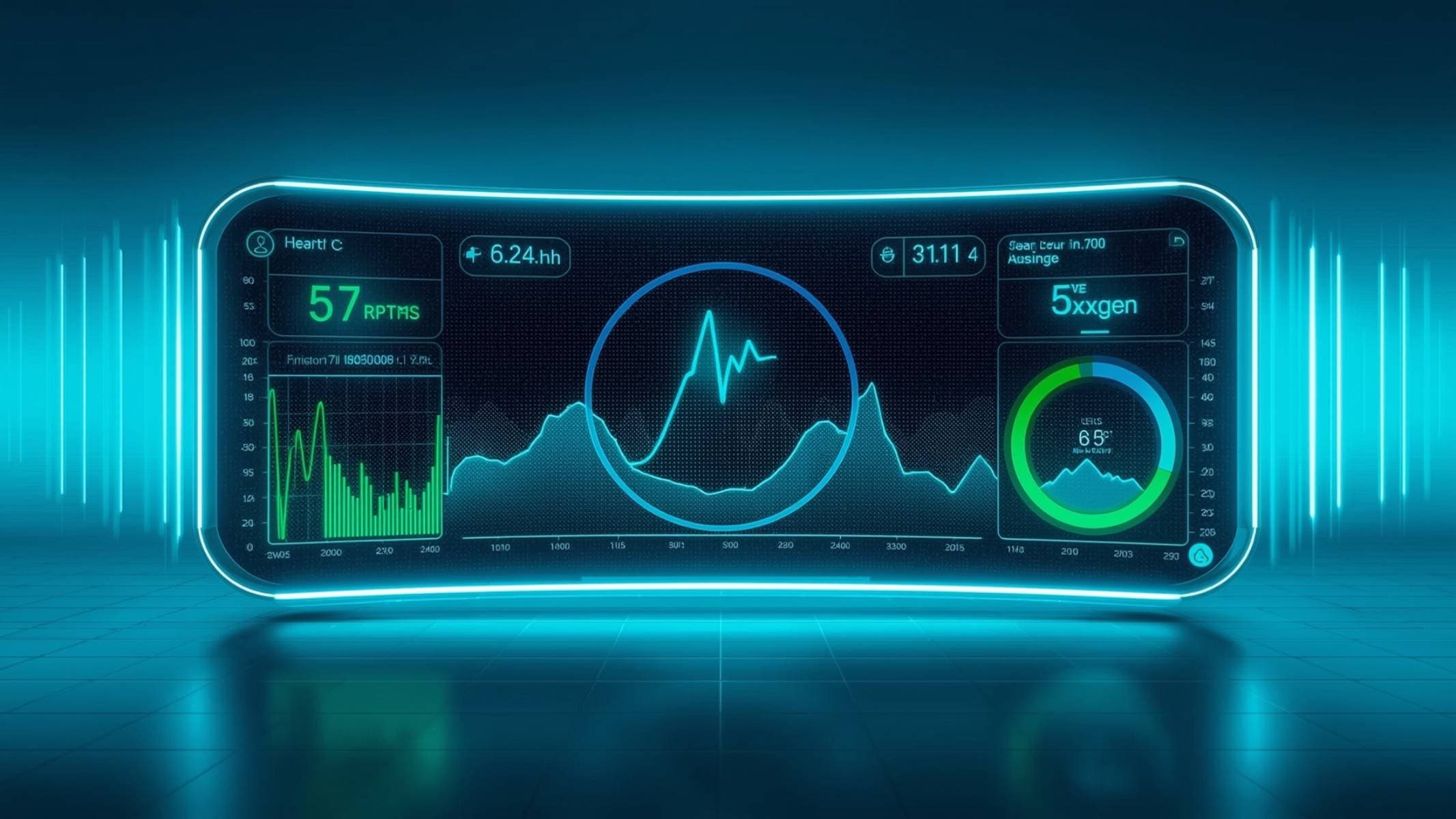 "AI for Health & Wellness Challenge," "Decentralized Health Innovations Hackathon" banner