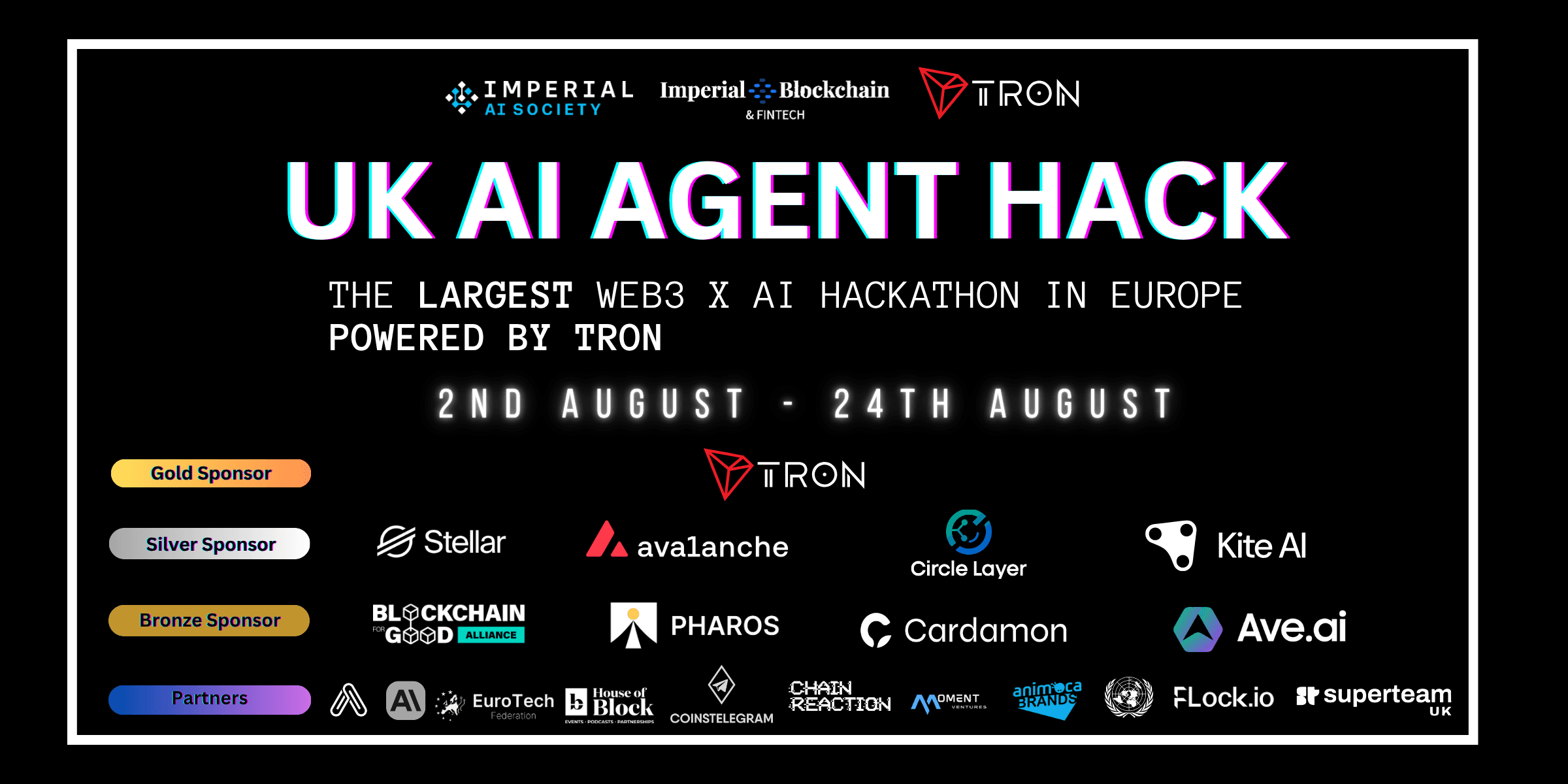 UK AI Agent Hackathon Ep2 | The Largest Web3 x AI Hackathon in Europe banner