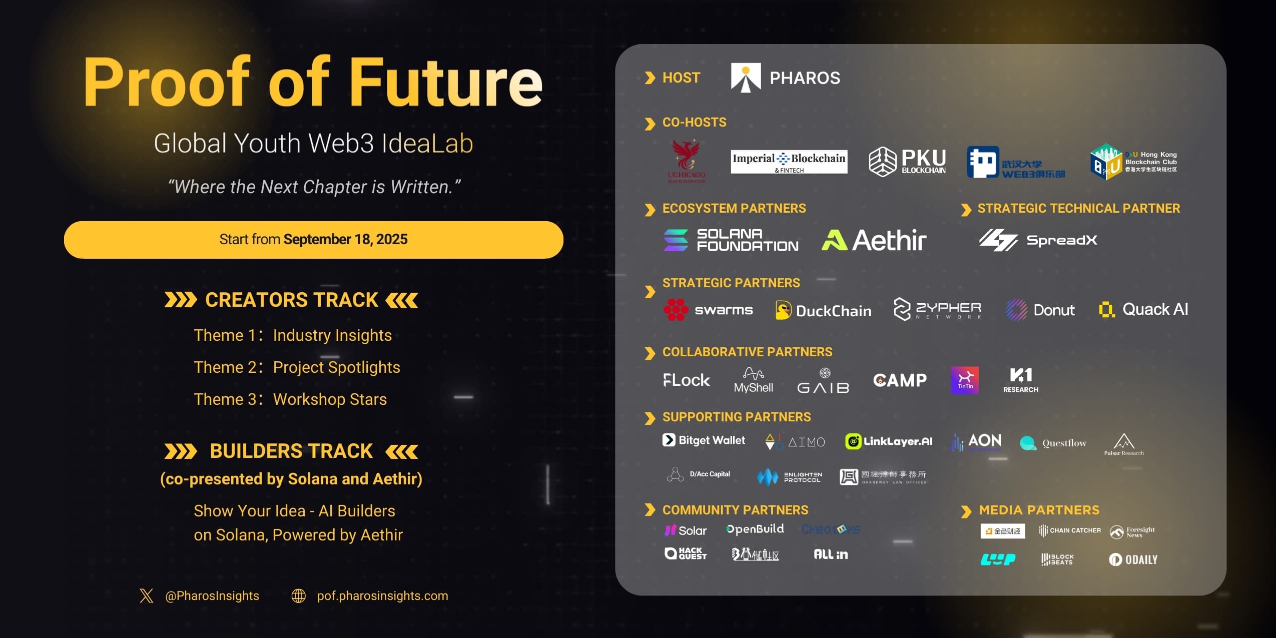 Proof of Future: Global Youth Web3 IdeaLab banner