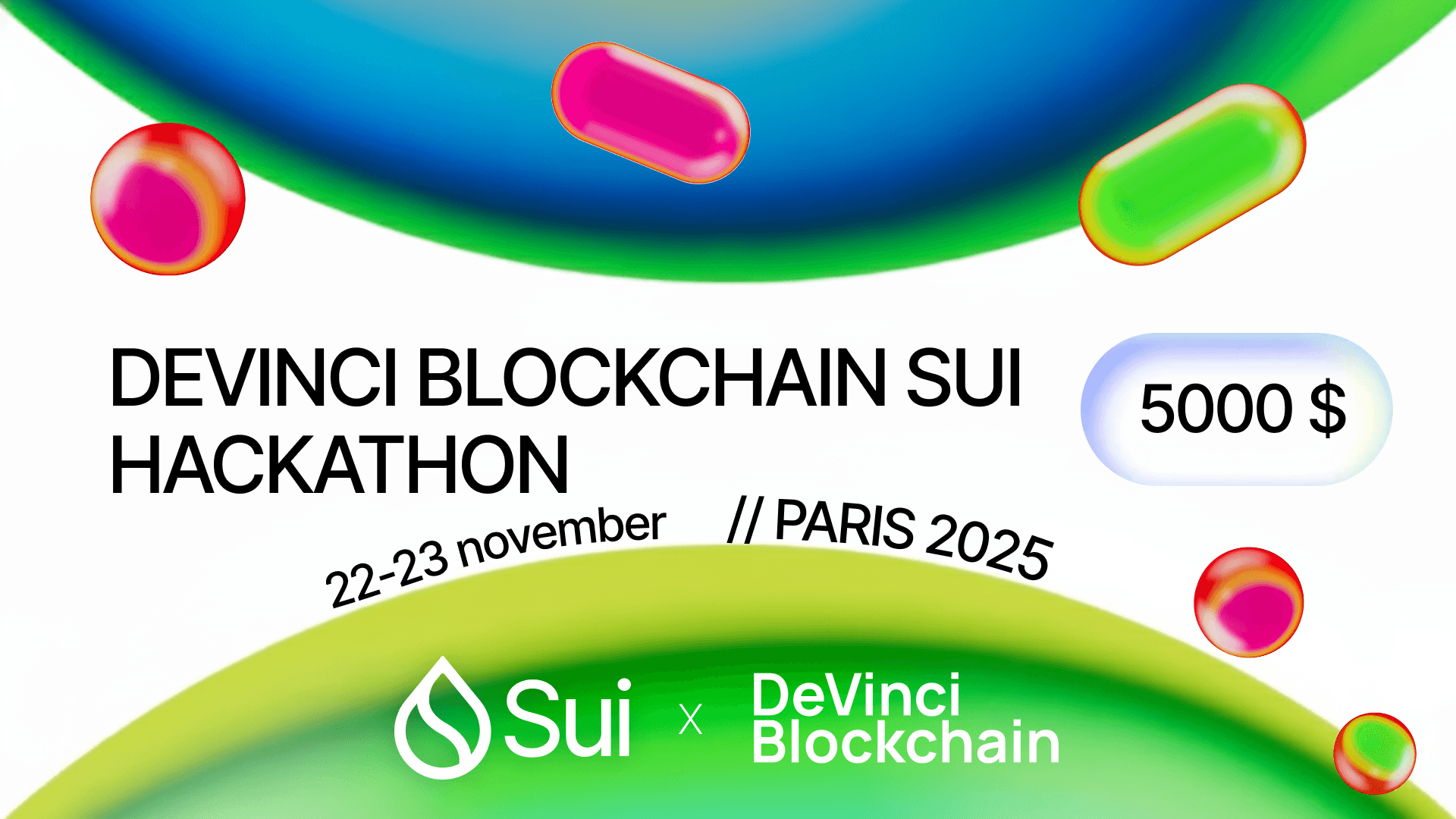 DeVinci Blockchain SUI Hackathon banner