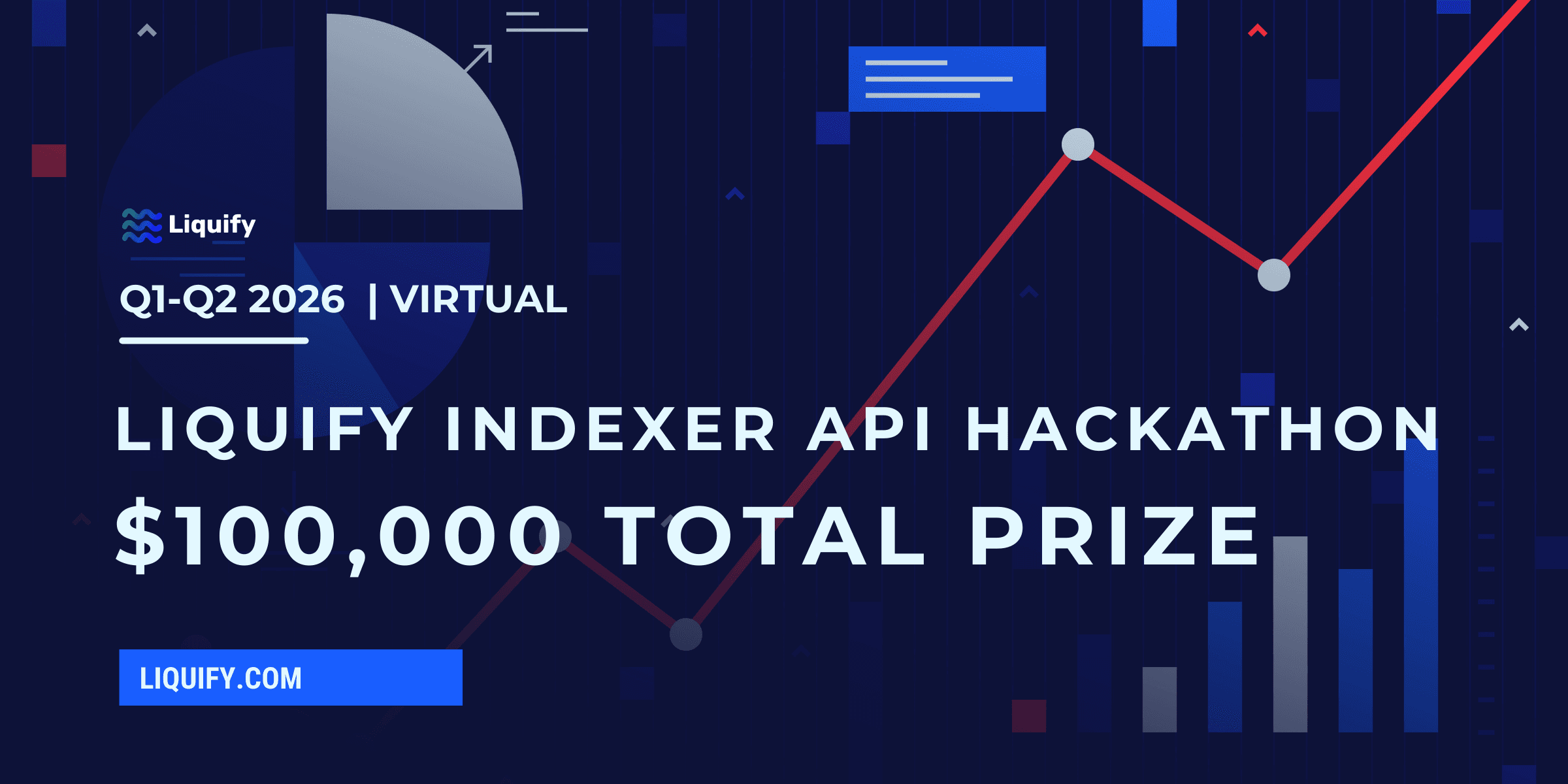 Liquify Indexer API Hackathon: $100,000 Total Prize Pool banner