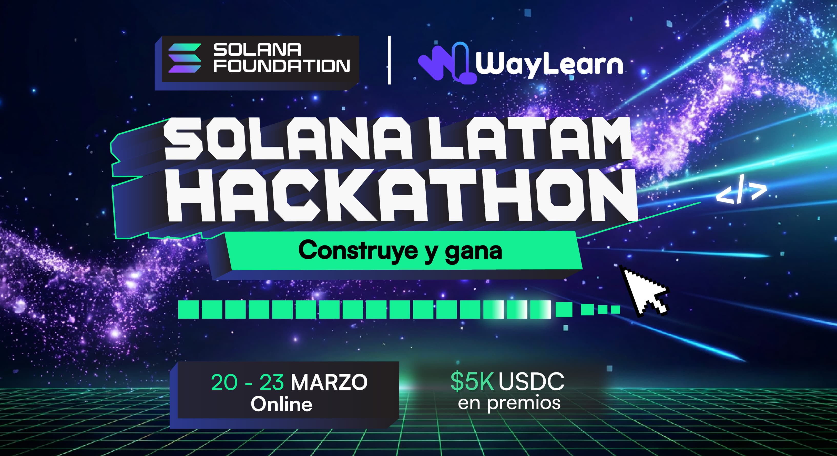 Solana LATAM Hackathon | WayLearn banner